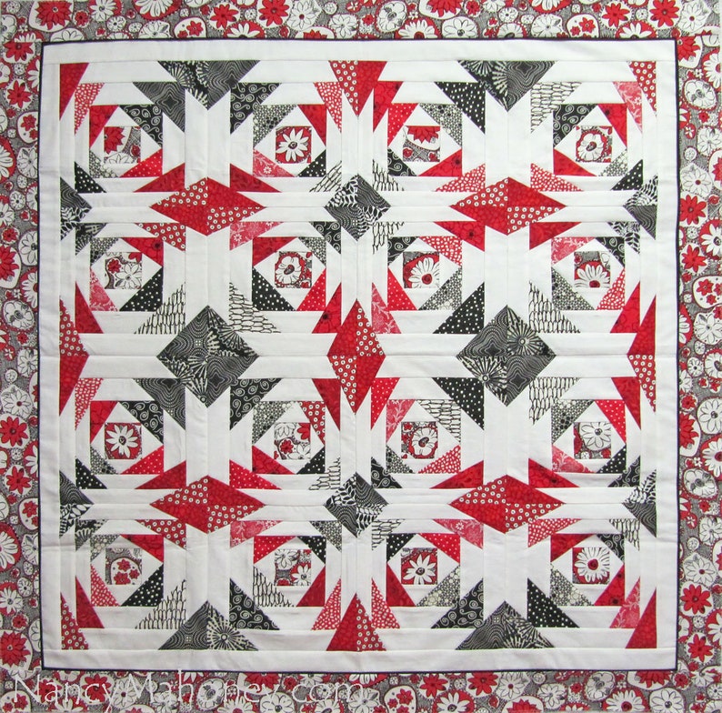 Wild Waves Quilt Pattern paper Etsy