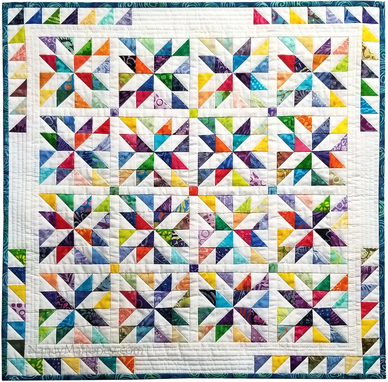 Peanut Butter and Star Kisses PDF Quilt Pattern digital Download Etsy