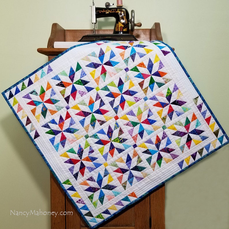 Peanut Butter and Star Kisses PDF Quilt Pattern digital Etsy