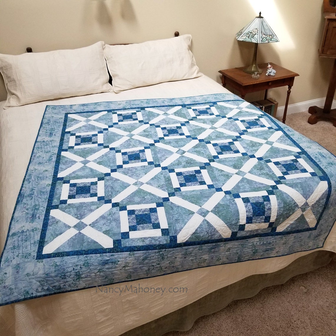 Glacial Paths Quilt Pattern PDF Digital Download Etsy