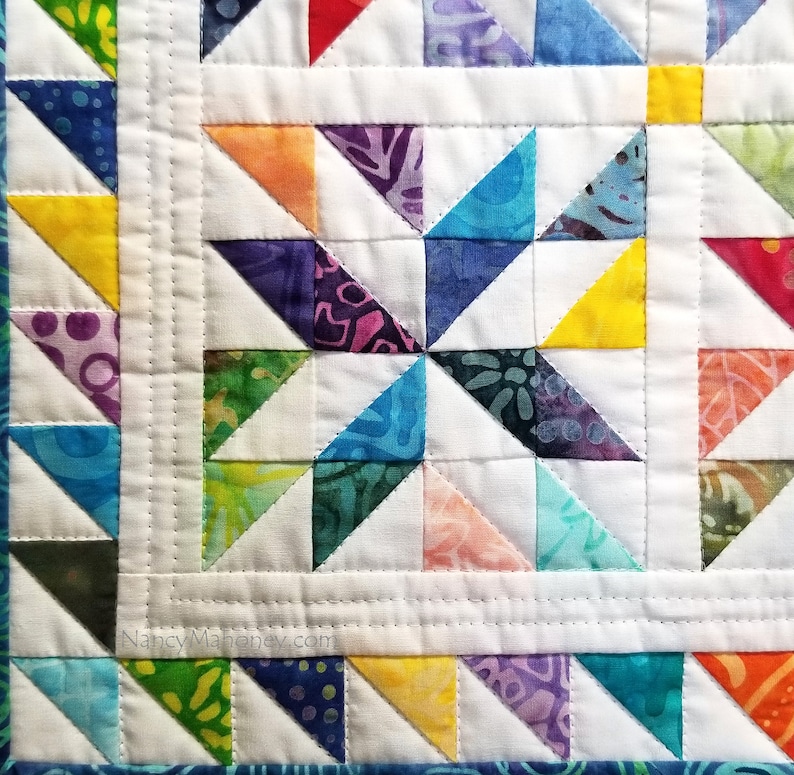 Peanut Butter and Star Kisses PDF Quilt Pattern digital Download Etsy