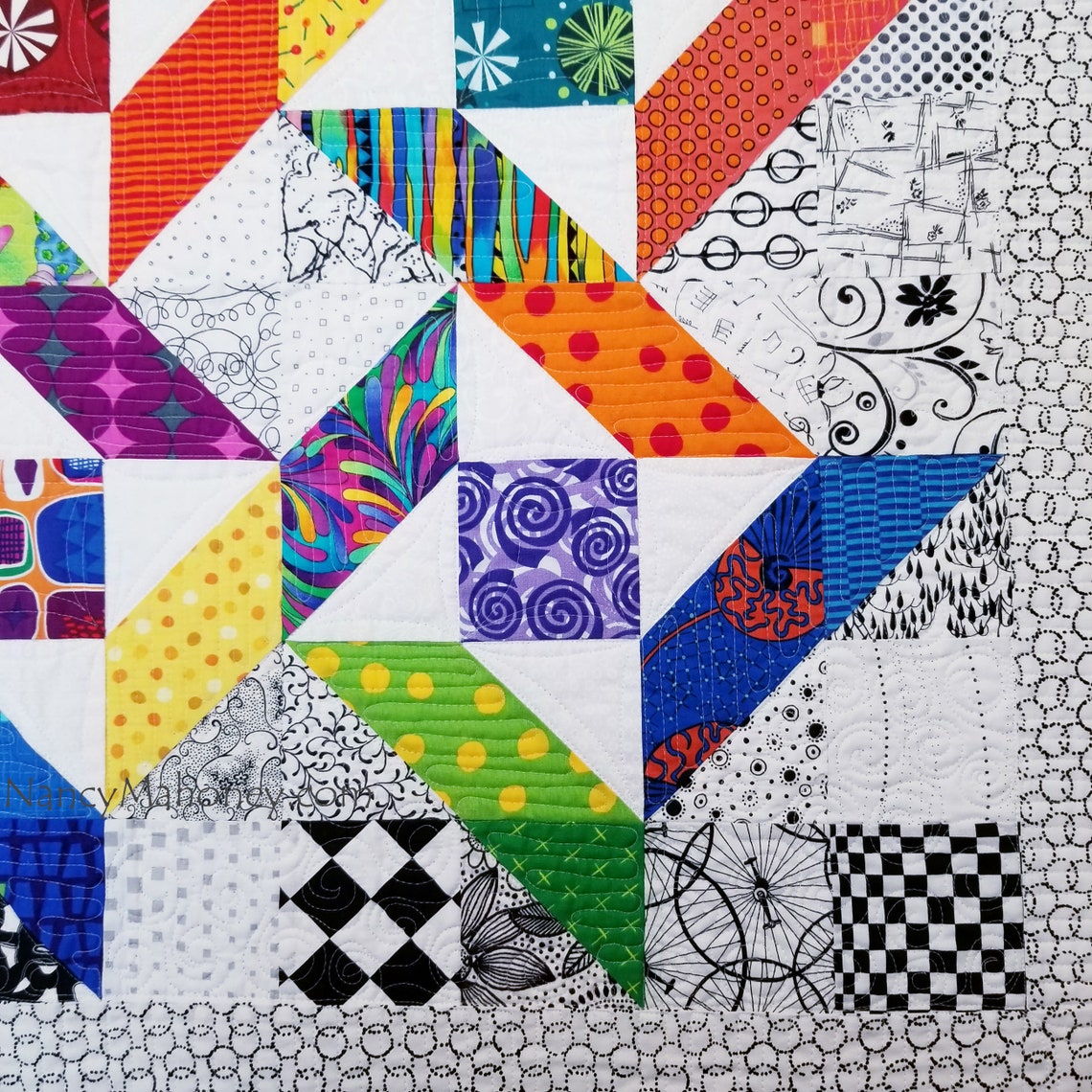 Weaving Stars Quilt Pattern PDF Digital Download Etsy