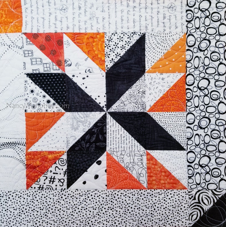 Peanut Butter and Star Kisses PDF Quilt Pattern digital Download Etsy