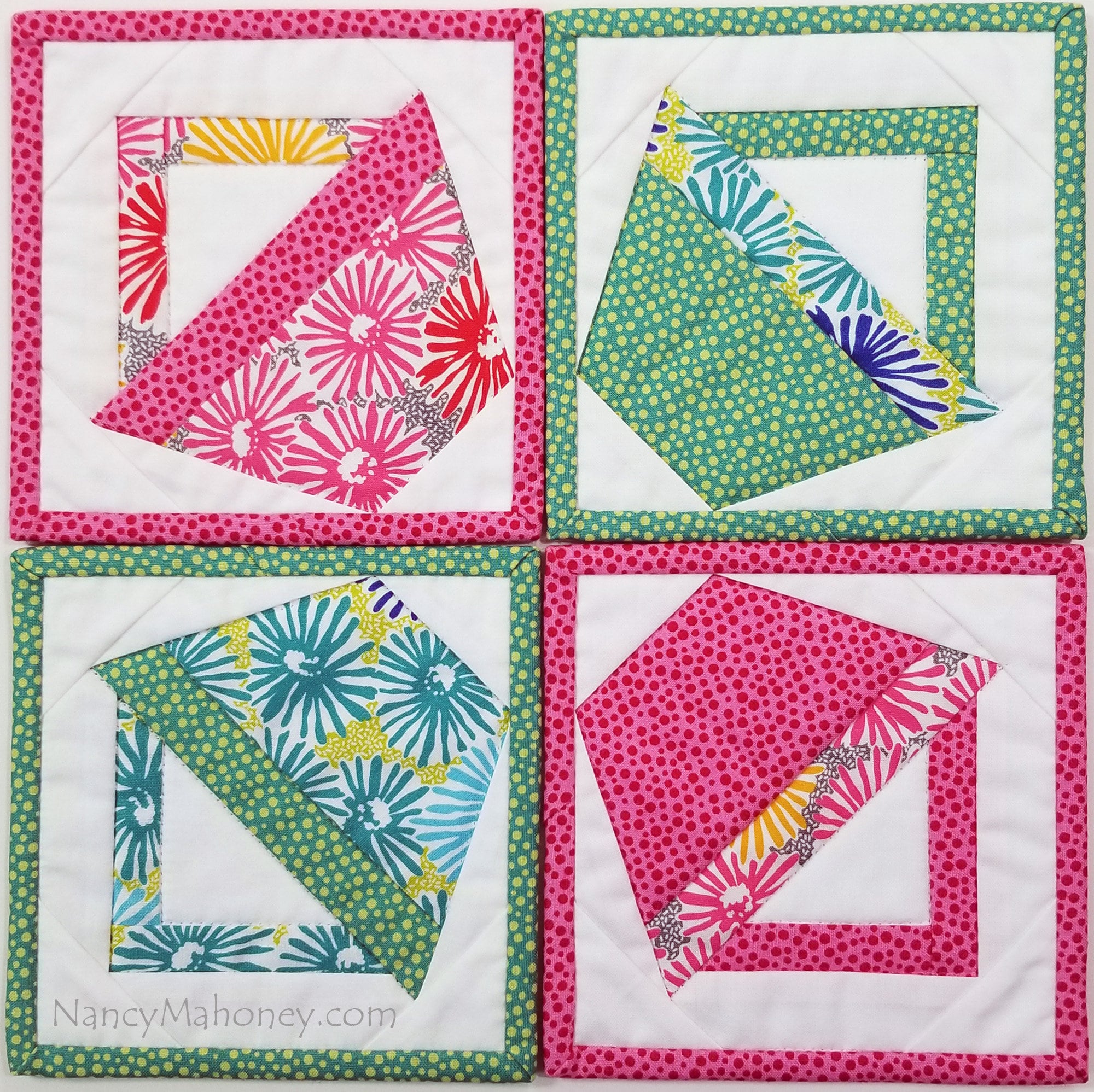 Flower Baskets quilt pattern PDF digital download Etsy