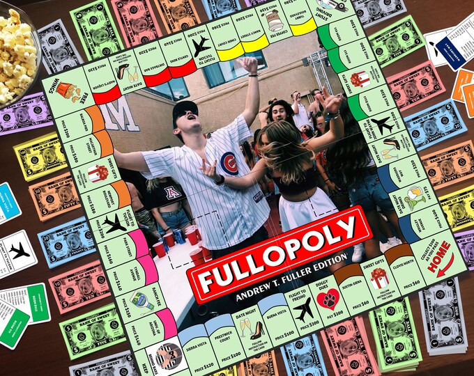 Customized Personalized Board Game Anniversary Gift Etsy