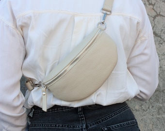 leather fanny pack womens