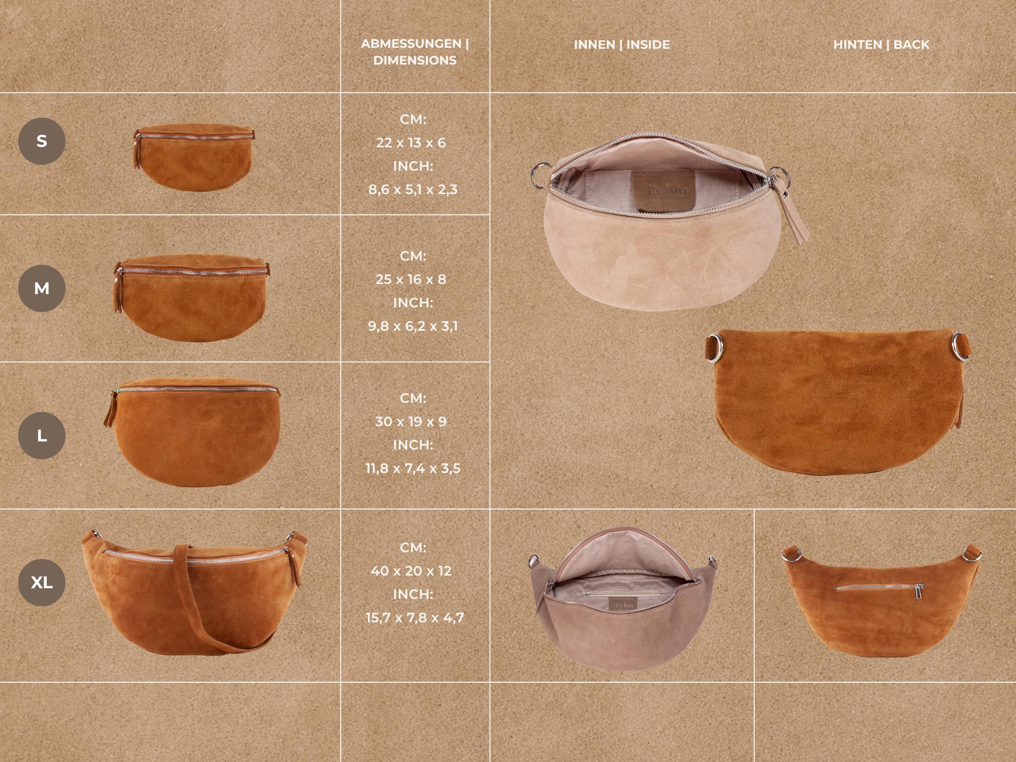 Fanny Pack Suede for Women, Belt Bag With Wide Interchangeable