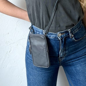 Custodia in pelle per cellulare da donna, borsa a tracolla per cellulare, custodia personalizzata per smartphone, regalo di compleanno, regalo per la fidanzata