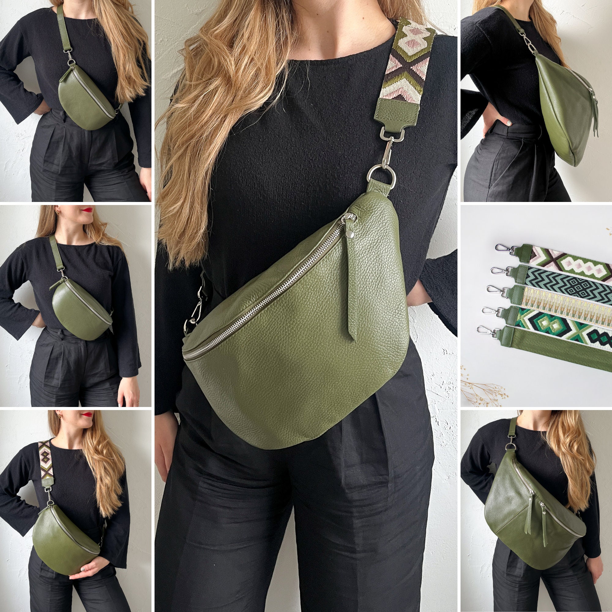 Khaki green hotsell bum bag