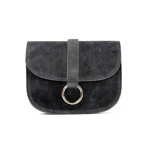 Bolso bandolera mujer ante, bolso bandolera piel, bolso personalizado, bolso bandolera con correa intercambiable, regalo novia