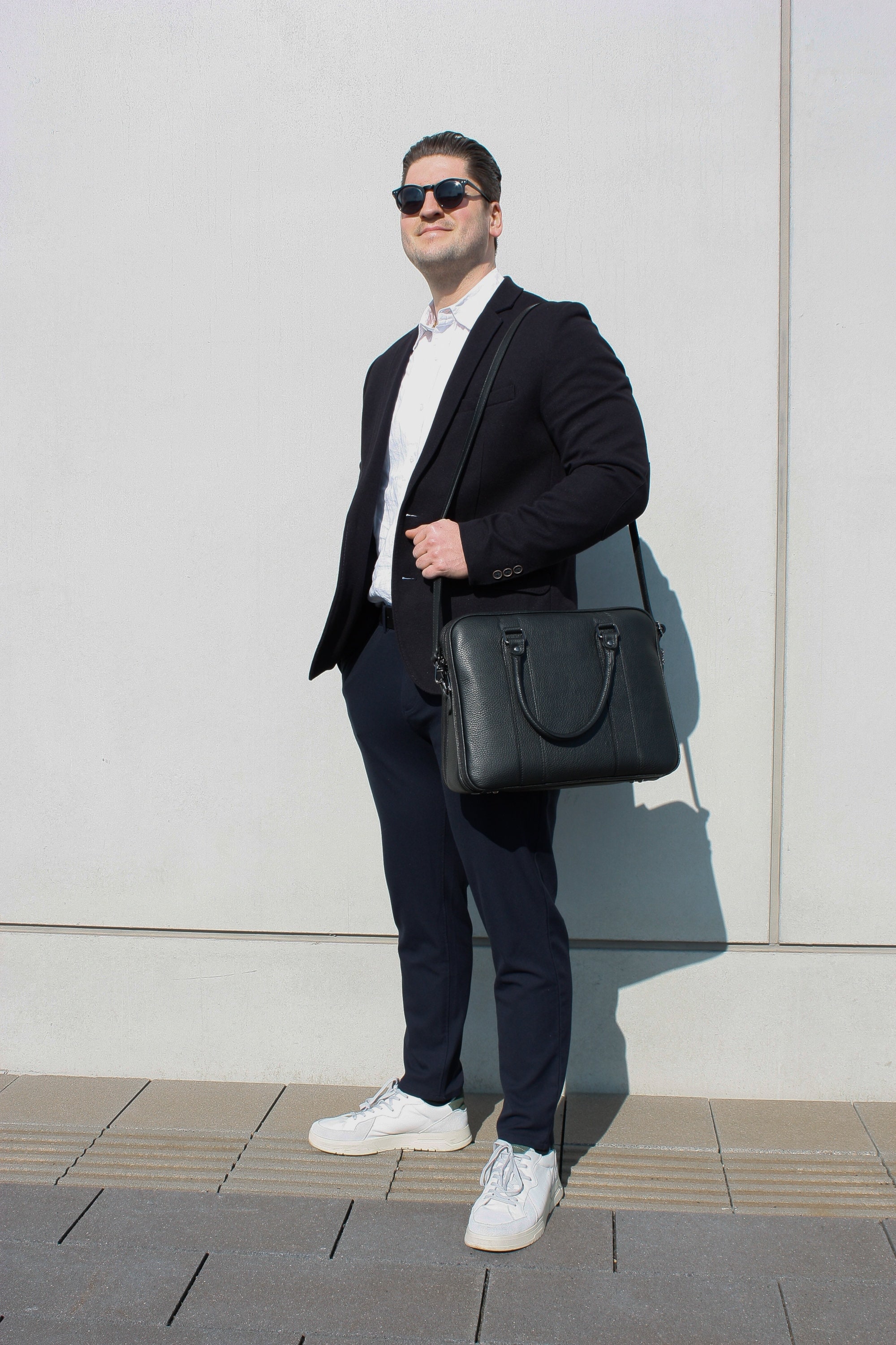 Leather briefcase for men, notebook bag, laptop bag, business bag, leather satchel, work bag, birthday gift, gift for men