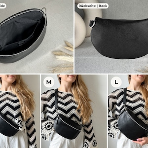 a series of photos showing how to fold a purse