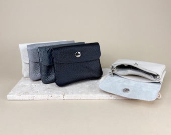 Cartera de cuero para mujer, cartera personalizada, cartera pequeña, monedero, regalo para novia, regalo para hija