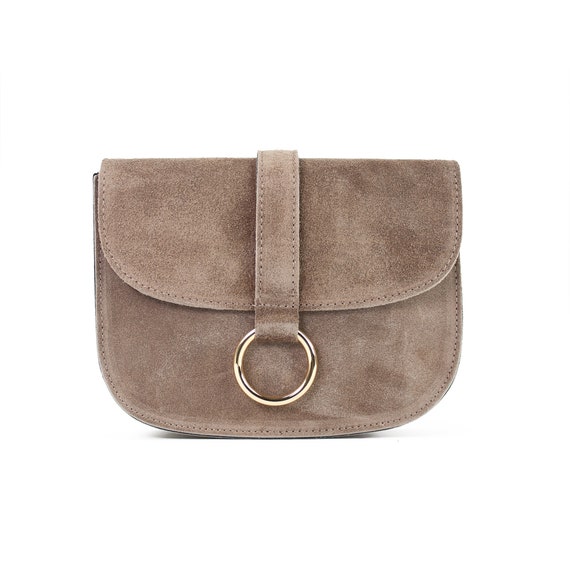 Handbag Suede for Women, Shoulder Bag Leather, Crossbody Bag