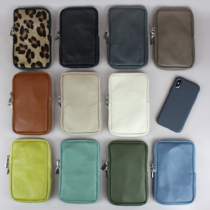 Étui en cuir pour téléphone portable pour femme, sac à bandoulière pour téléphone portable, étui pour smartphone personnalisé, cadeau d'anniversaire, cadeau pour petite amie