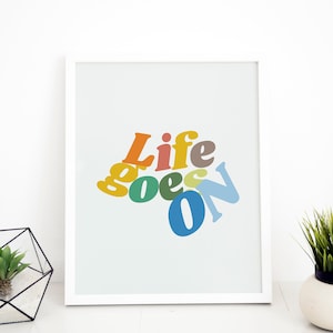 BTS Life Goes On Poster: Kpop Raum Dekor Kunstdruck (Digitaler Download)