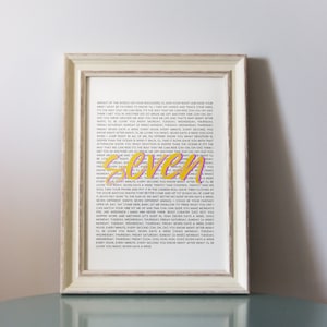 BTS Seven Lyrics Art Print: Jungkook Fan Art (Digital Download)