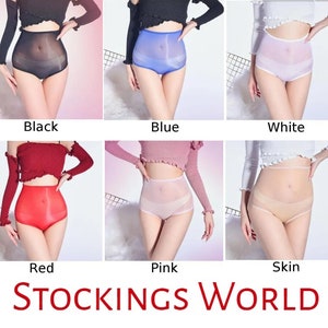 Sexy Women Thong Set 4 Pack Panty Transparent Mesh Sheer Cheeky Briefs  Underwear