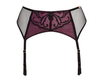 Gossard VIP Indulgence Suspender Belt - Black Medium