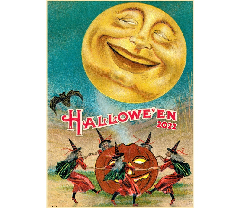 Wall Calendar 2023 12 Pages 8x11 Halloween Scary Etsy India