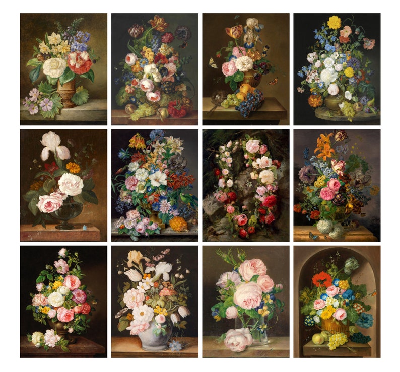 Wall Calendar 2023 12 Pages 8x11 Flower Bouquet - Etsy