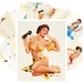 Postcard Set (24 cards) Vintage Pinup Girls by Ted Withers CC-1198 