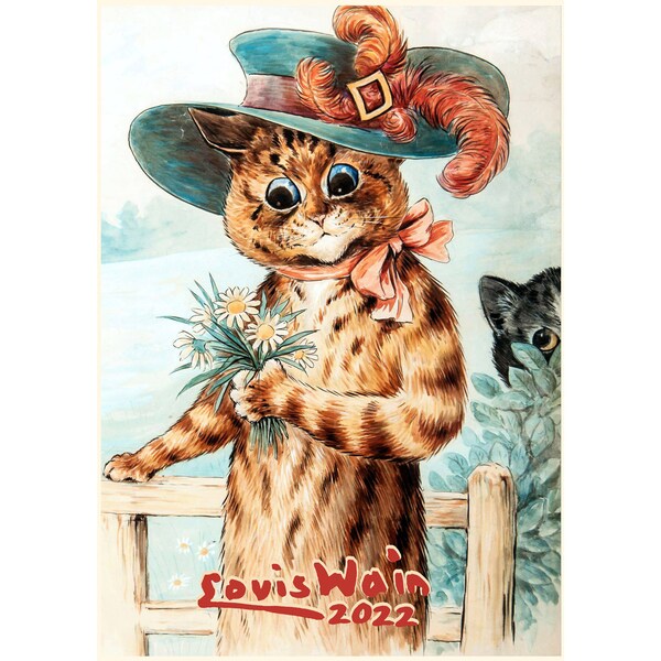Louis Wain Cats Calendar Etsy