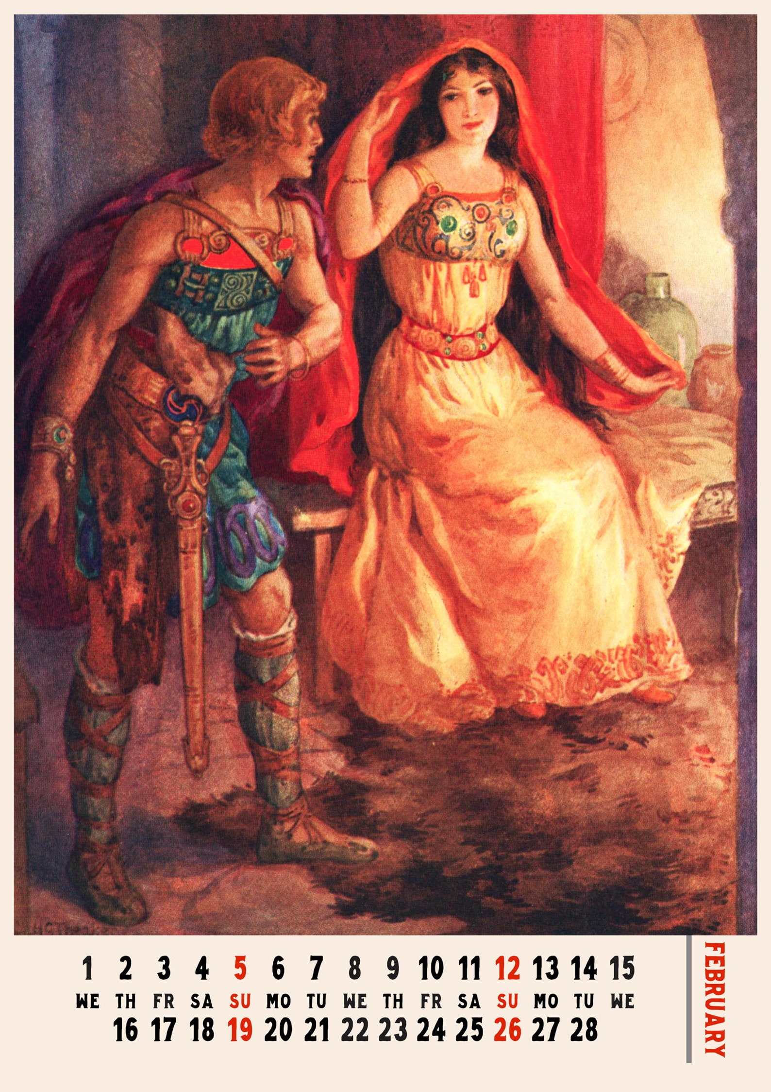 Wall Calendar 2023 12 Pages 8x11 Fairy Tales - Etsy