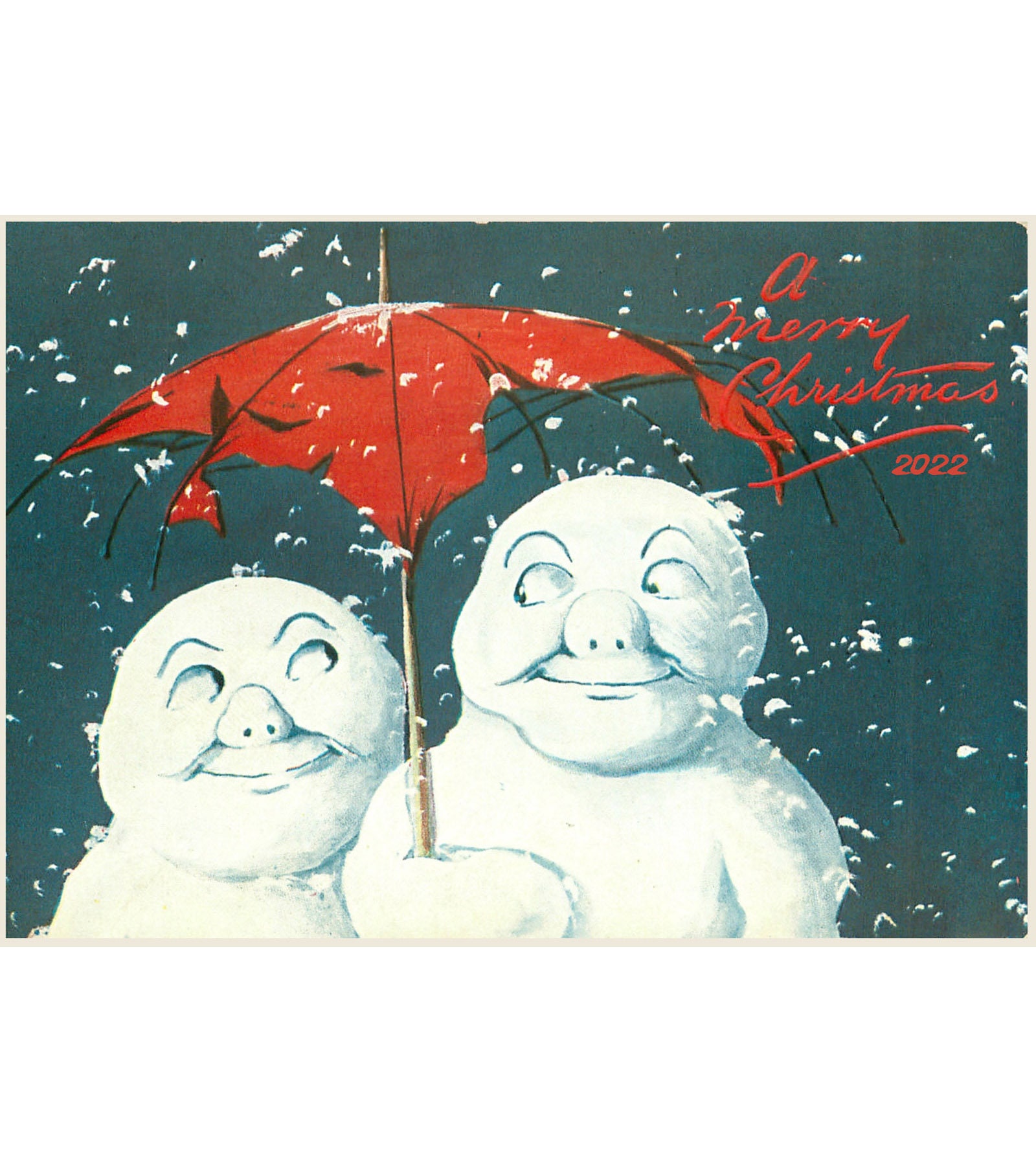 2022 Schnee Zu Weihnachten Wandkalender 2022 12 Seiten 8x11 Weihnachten Etsy