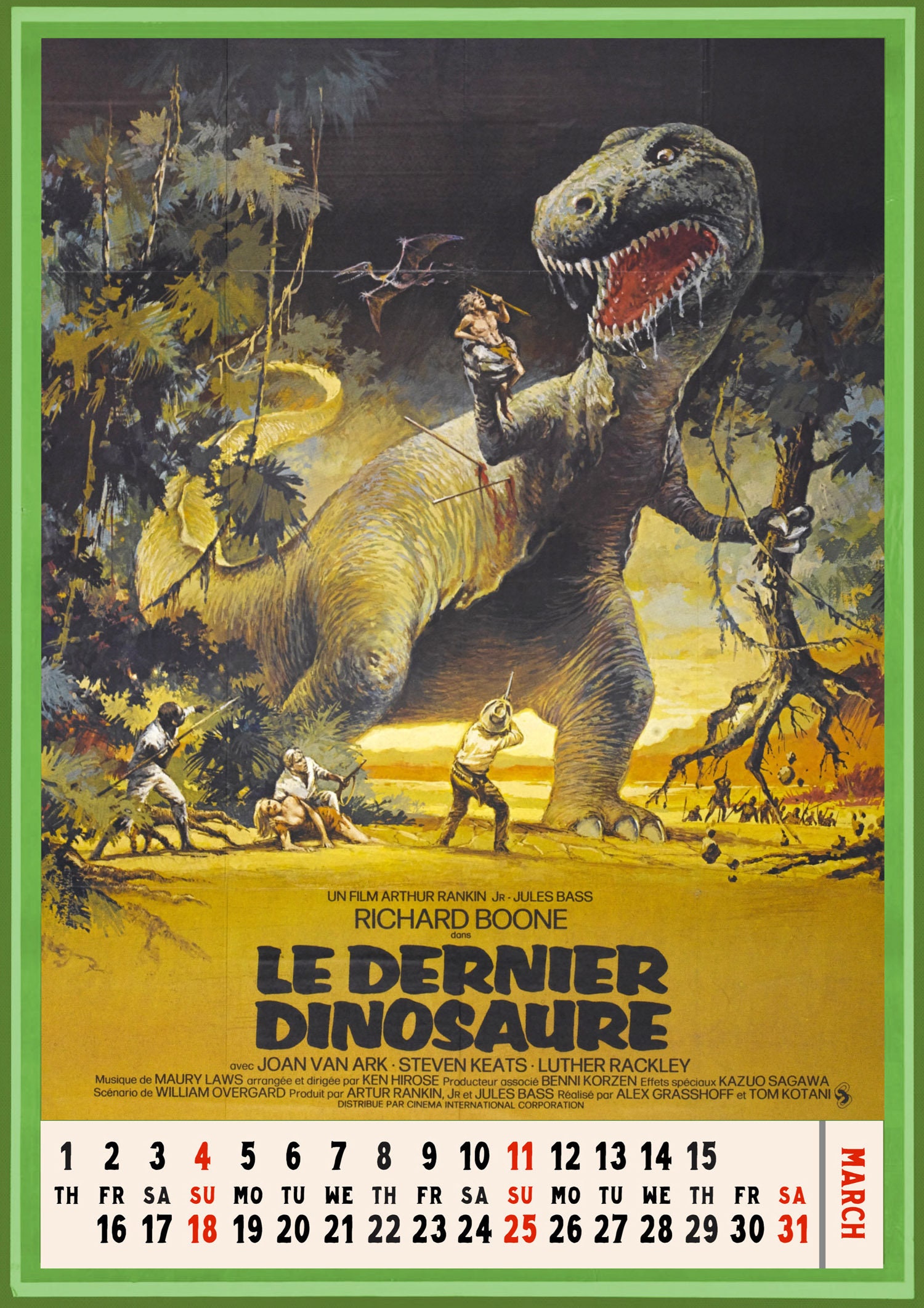 Wall Calendar 2023 12 Pages 8x11 Dinosaur - Etsy Hong Kong