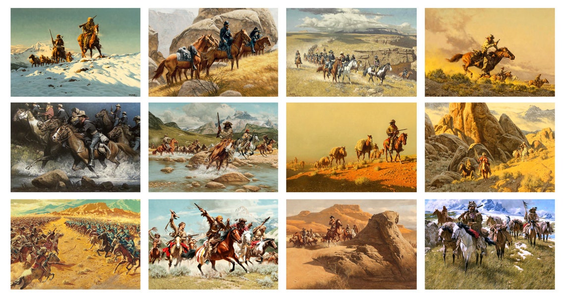 Wall Calendar 2022 12 Pages 8x11 Wild West | Etsy