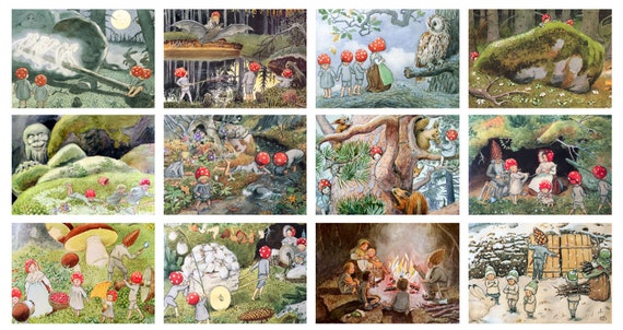 Wall Calendar 2023 12 Pages 8x11 Small Forest - Etsy Finland