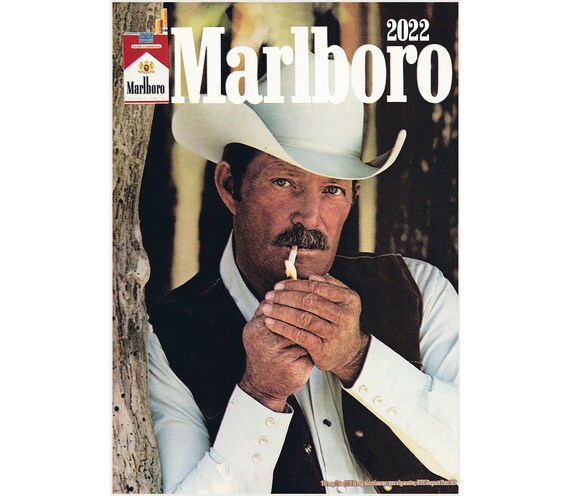 Wall Calendar 2022 12 Pages 8x11 Cowboy Marlboro | Etsy