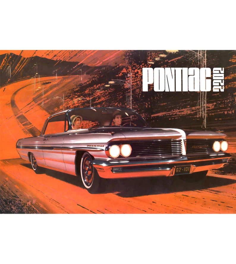Wall Calendar 2023 12 Pages 8x11 Vintage Pontiac Etsy Denmark