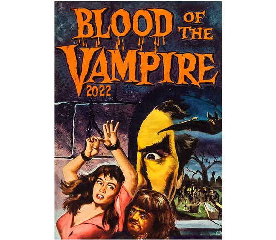 Wall Calendar 2022 12 Pages 8X11 Horror Vampire | Etsy