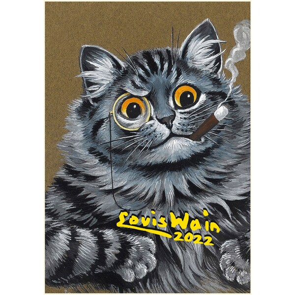 Louis Wain Cats Calendar Etsy