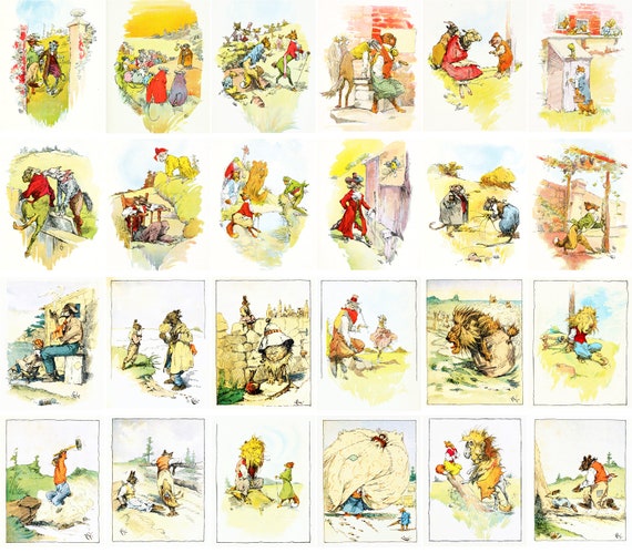24 cards Postcards Pack Snowmen and Toys  Fialkowska Vintage Kids Book CD3021 
