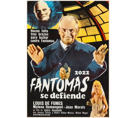 Wall Calendar 22 12 Pages 8x11 Louis De Funes Etsy