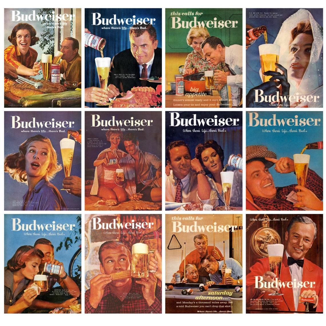 Wall Calendar 2022 12 Pages 8x11 Budweiser Beer Etsy