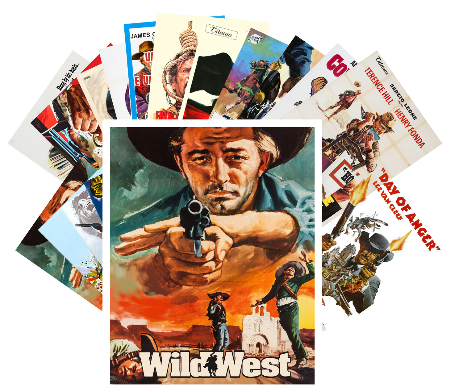 Movie cc. На Запад плакат.