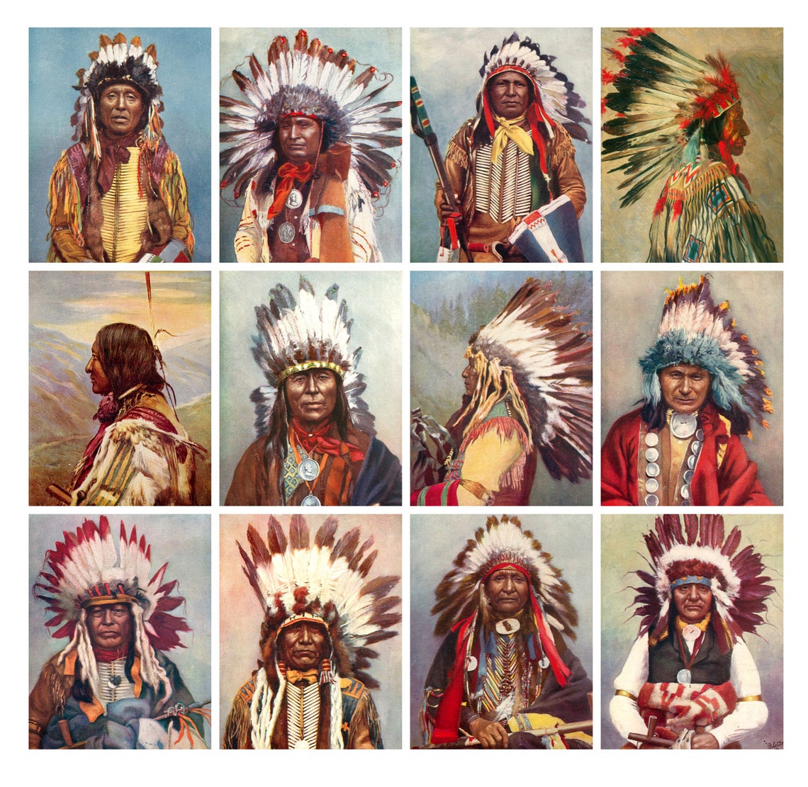 Wall Calendar 2023 12 Pages 8x11 Native American Etsy Canada