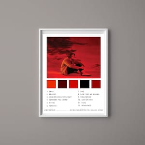 Lewis Capaldi Album Poster - Divinely Uninspired To A Hellish Extent