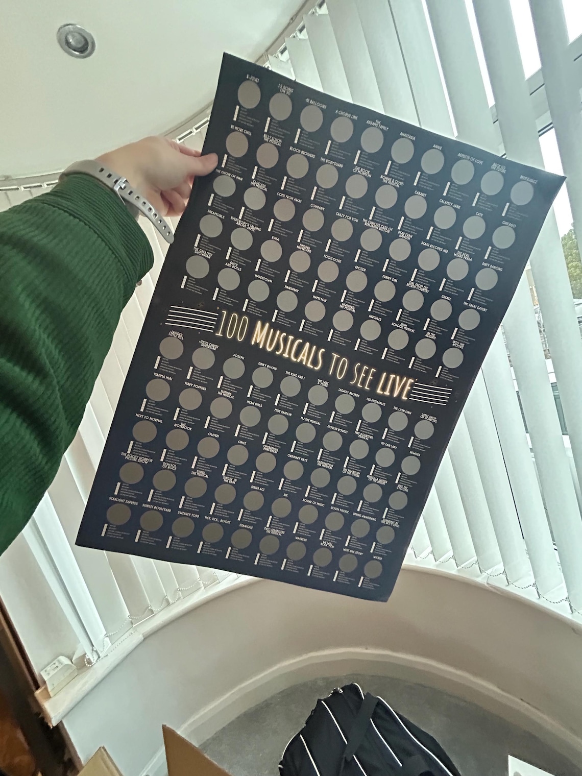 NEW 100 Musicals to See Live Scratch off Poster - Etsy UK