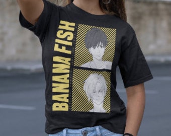 Banana Fish Ash Lynx Eiji Okumura Anime T-Shirt Black | Anime Merch