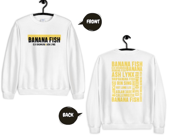 Banana Fish Eiji Ash Lynx Anime Uni-Sex T-Shirt Banana Fish Eiji Ash Lynx Anime Uni-Sex T-Shirt