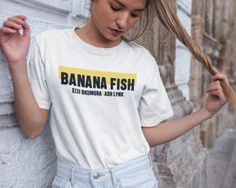 Anime Banana Fish Typography Shirt