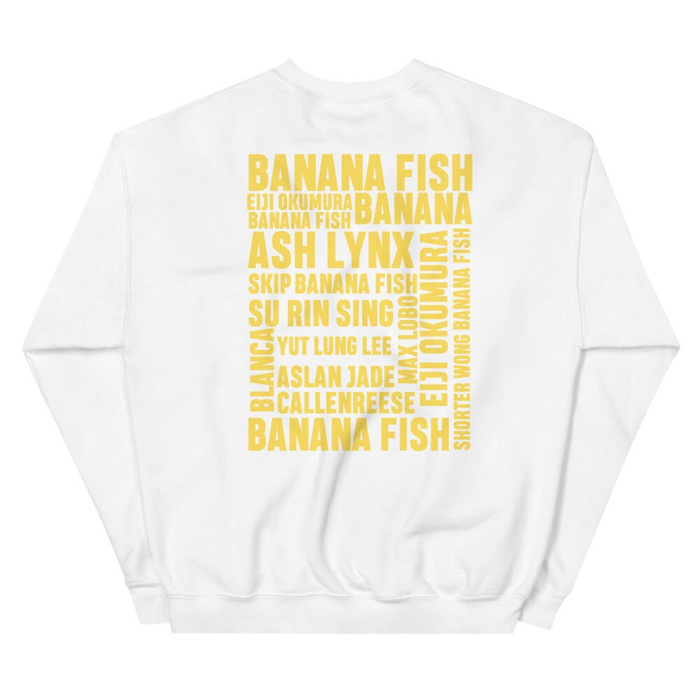 Banana Fish Anime Unisex Pullover Sweatshirt | Ash Lynx | Eiji Okumura |  Anime Clothing - Etsy UK