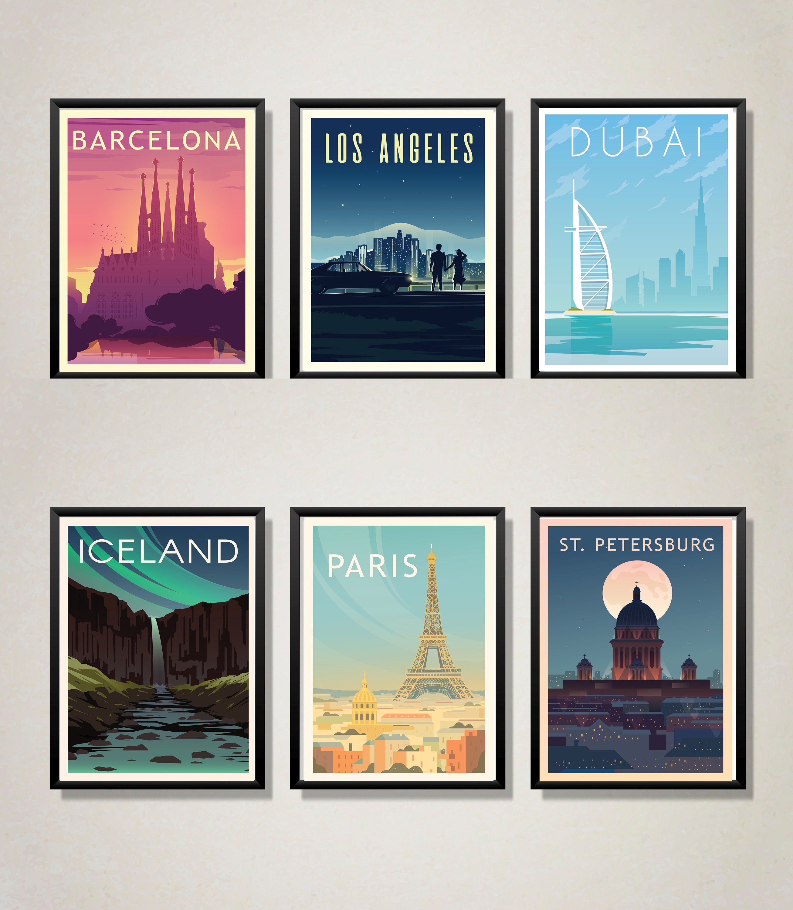 Travel Poster Vintage Travel Prints Retro Print Tourism Etsy Australia