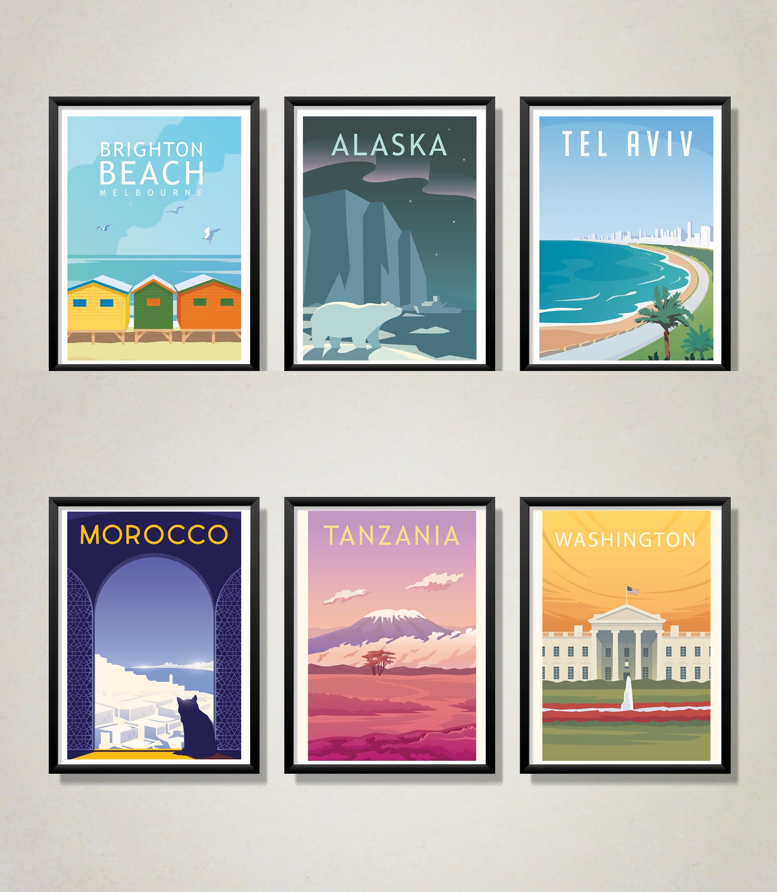 Travel Poster Vintage Travel Prints Retro Print Tourism Etsy Australia