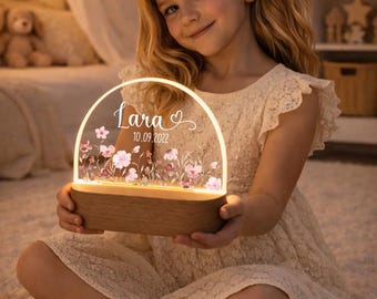 Nachtlicht Kinder, Nachtlicht personalisiert, Nachtlicht Baby, Babygeschenk Geburt, Kinder Lampe, Baby Lampe, Taufgeschenk,Nachtlicht, Taufe
